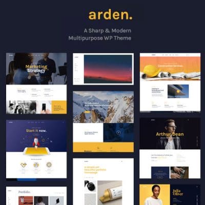 Arden – A Sharp & Modern Multipurpose WordPress Theme