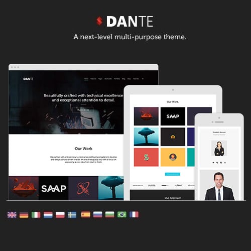 Dante – Responsive Multi-Purpose WordPress Theme