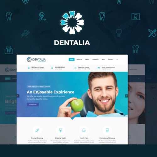 Dentalia – Dentist & Medical WordPress Theme