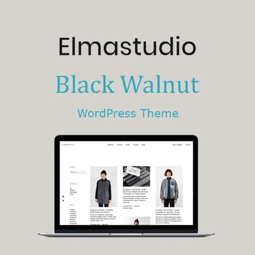 ElmaStudio Black Walnut WordPress Theme