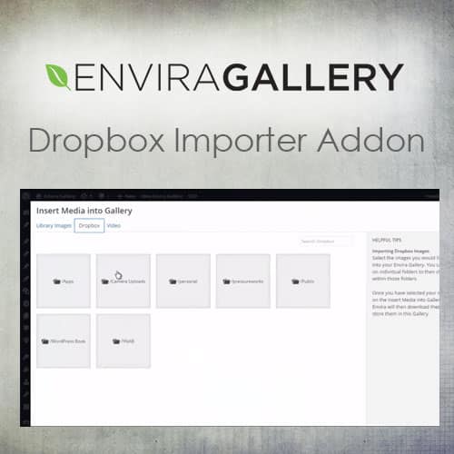 Envira Gallery – Dropbox Importer Addon