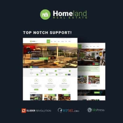 Homeland – Responsive Real Estate Theme for WordPress