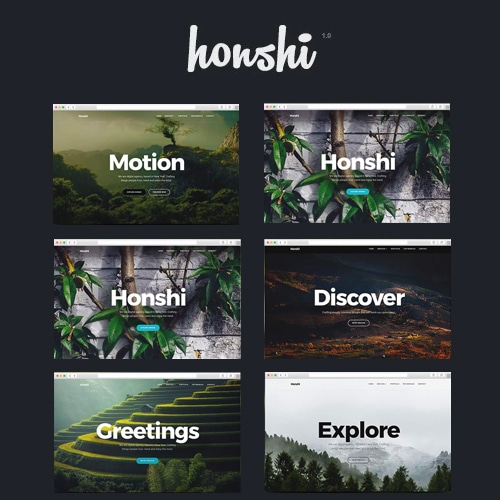 Honshi – WordPress Simple Portfolio Theme