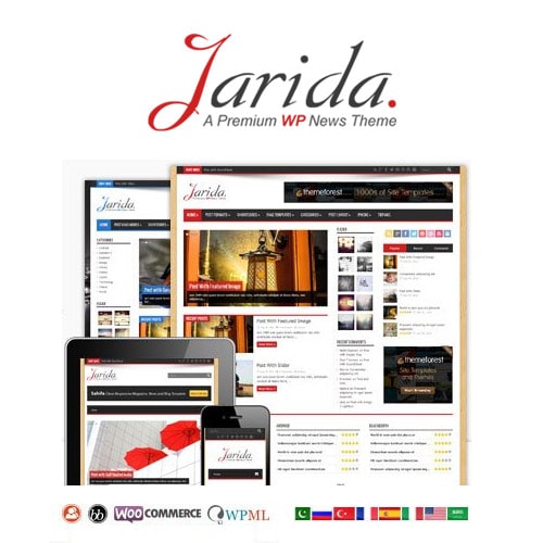 Jarida – Responsive WordPress News, Magazine, Blog
