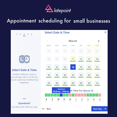 LatePoint – Appointment Booking & Reservation plugin for WordPress - With Addons
