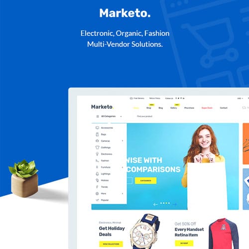 Marketo – eCommerce & Multivendor Marketplace Woocommerce WordPress Theme