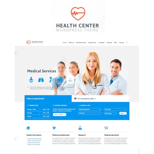 Medical & Dentist – Medical WordPress