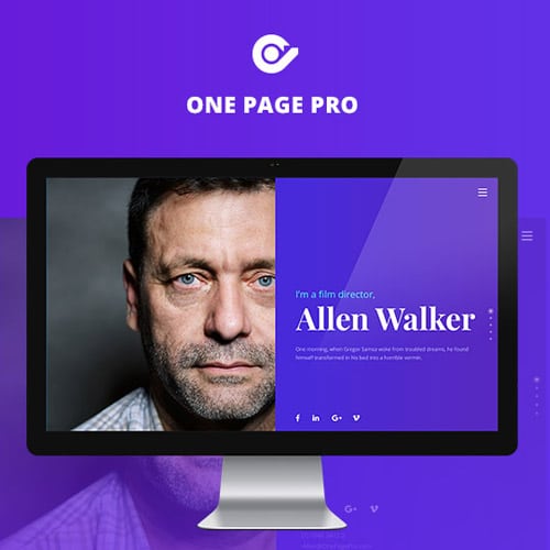 One Page Pro – Multi Purpose OnePage WordPress Theme