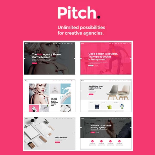 Pitch – A Theme for Freelancers and Agencies