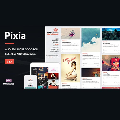 Pixia – Showcase WordPress Theme