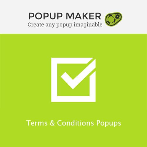 Popup Maker – Terms & Conditions Popups