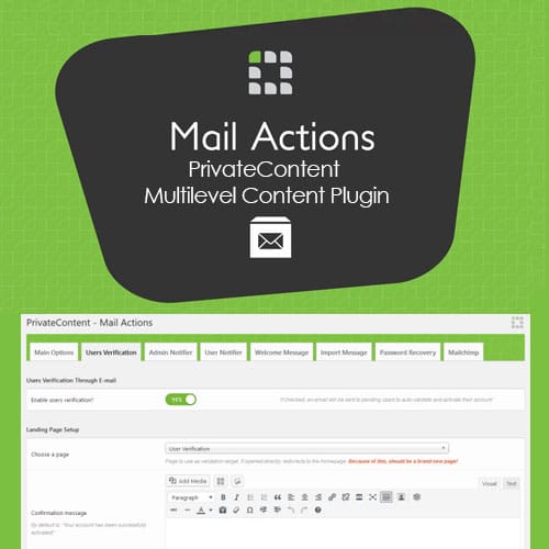 PrivateContent – Multilevel Content Plugin