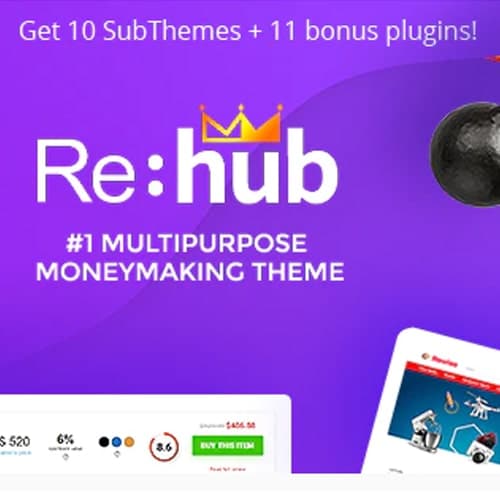 REHub – Price Comparison, Affiliate Marketing, Multi Vendor Store, Community Theme