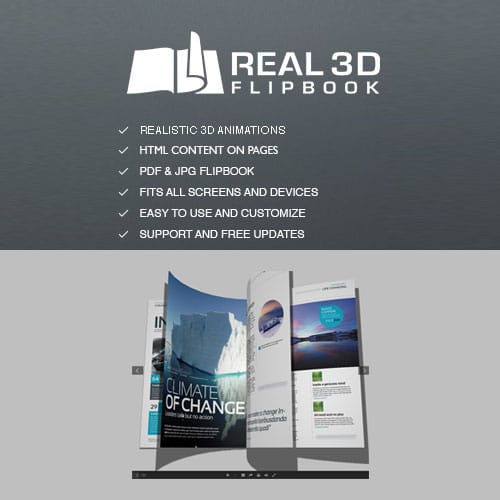 Real3D FlipBook & PDF Viewer WordPress Plugin