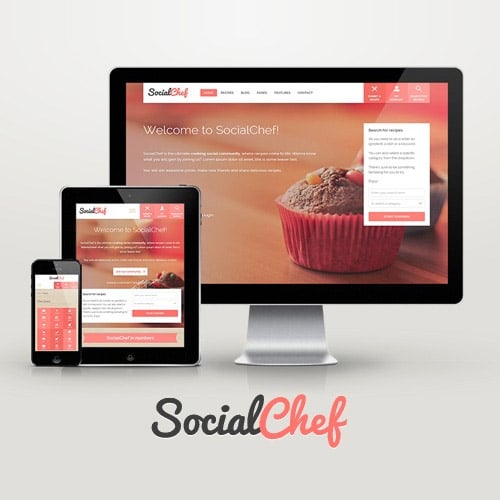 SocialChef – Social Recipe WordPress Theme