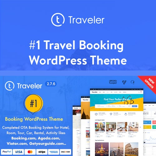 Traveler | Travel Booking WordPress Theme