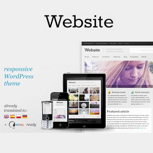 Website – Responsive WordPress Theme