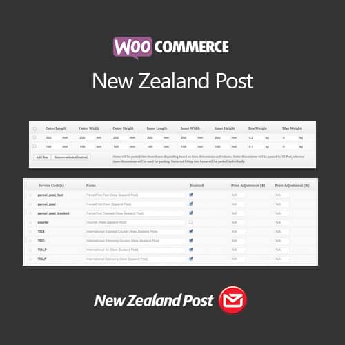 WooCommerce New Zealand Post