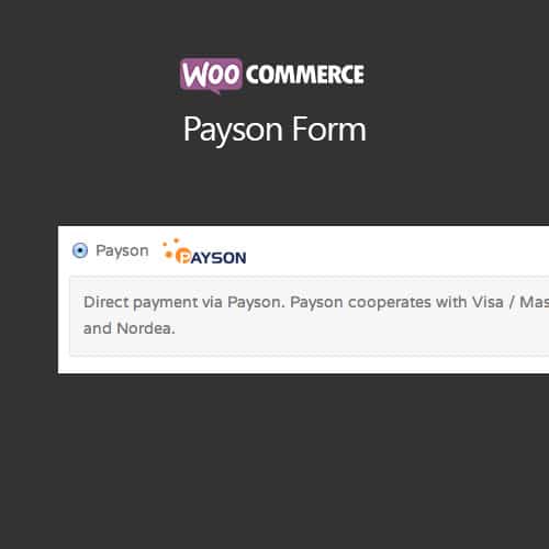 WooCommerce Payson Form