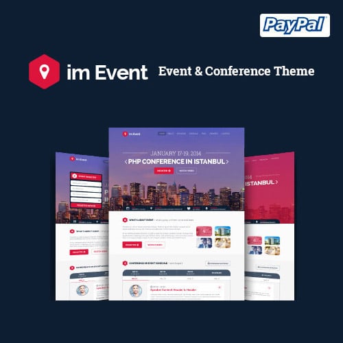 imEvent – Event & Conference WordPress Theme