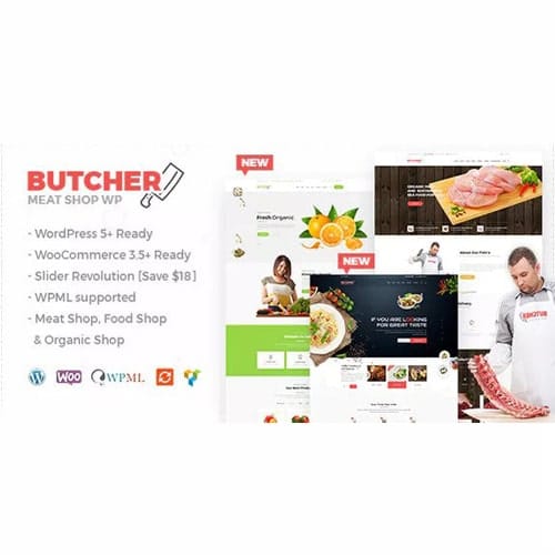 Butcher - Meat Shop WooCommerce WordPress Theme
