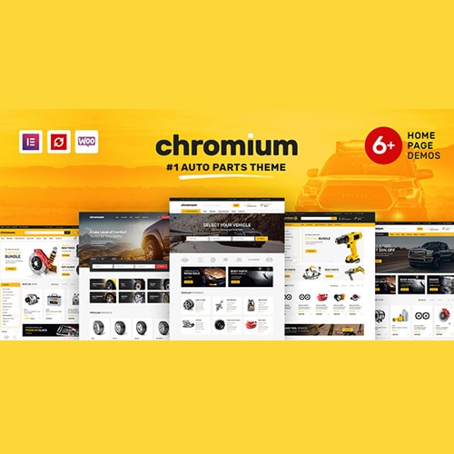 Chromium - Auto Parts Shop WordPress WooCommerce Theme