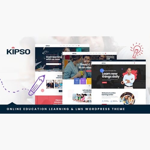 Kipso - Education LMS WordPress Theme