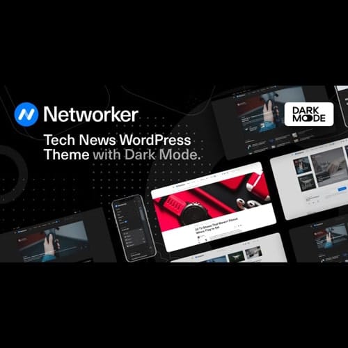 Networker - Tech News WordPress Theme with Dark Mode