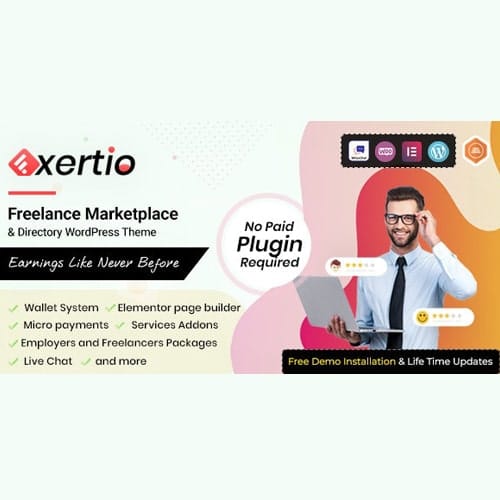 Exertio - Freelance Marketplace WordPress Theme