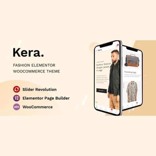 Kera - Fashion Elementor WooCommerce Theme