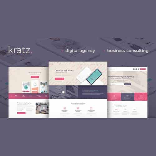 Kratz | Digital Agency Marketing and SEO WordPress Theme