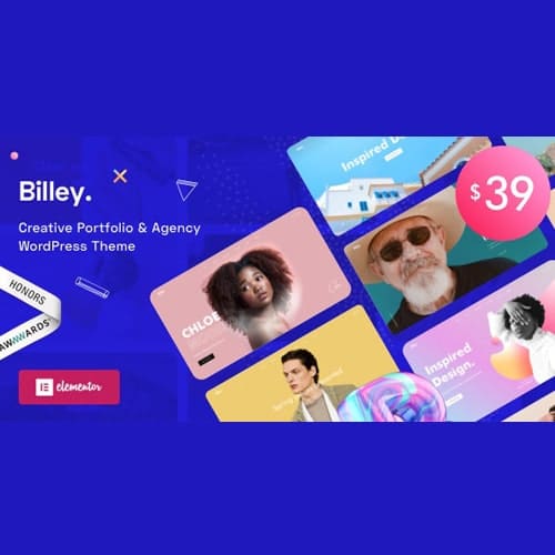 Billey - Creative Portfolio & Agency Elementor WordPress Theme