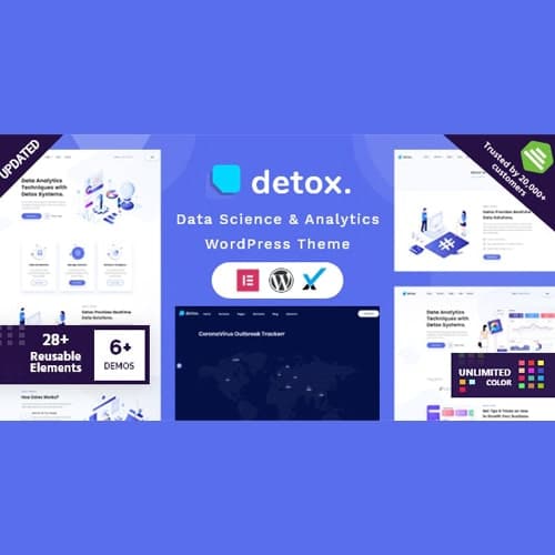Detox - Data Science & Analytics WordPress Theme