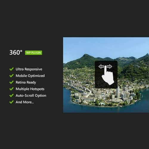 360° Panoramic Image Viewer - Responsive WordPress Plugin