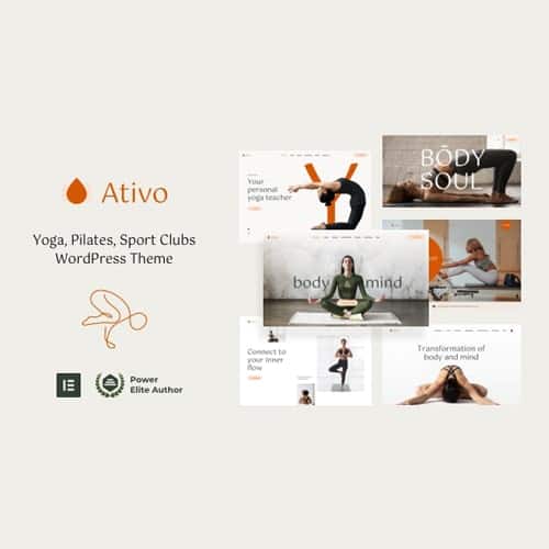 Ativo - Pilates Yoga WordPress Theme