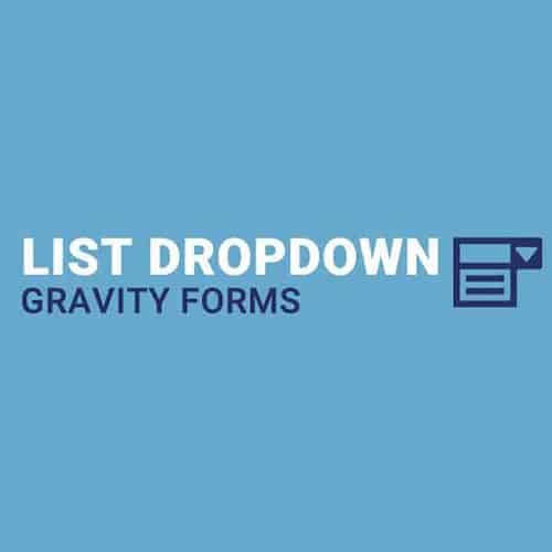 GravityWP - List Dropdown