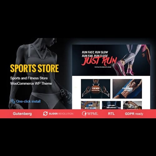 Sports Store – Sports Clothes & Fitness Equipment Store WP Theme