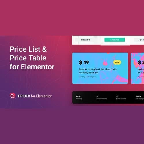 Pricer - Price List for Elementor