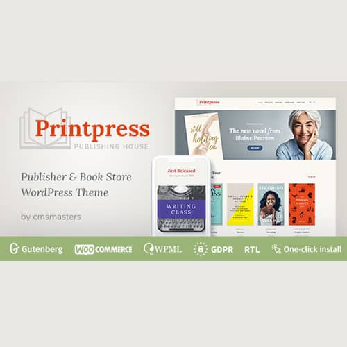 Printpress – Book Publishing WordPress Theme