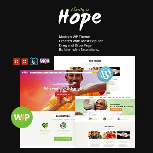 Hope | Non-Profit, Charity & Donations WordPress Theme + RTL
