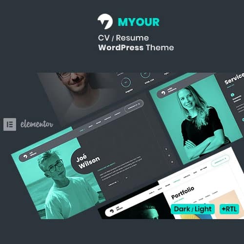 Myour – CV WordPress Theme