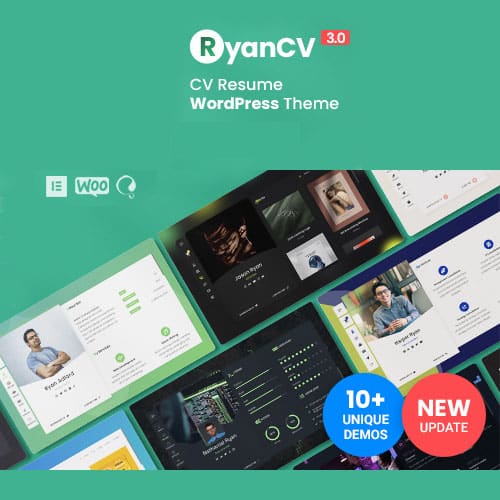 RyanCV – Resume WordPress Theme