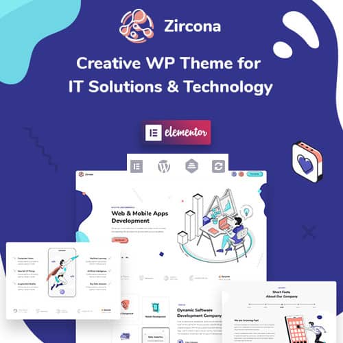 Zircona – IT Solutions & Technology WordPress Theme