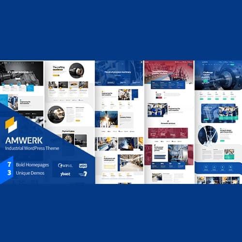 Amwerk - Industry & Corporate Business WordPress Theme