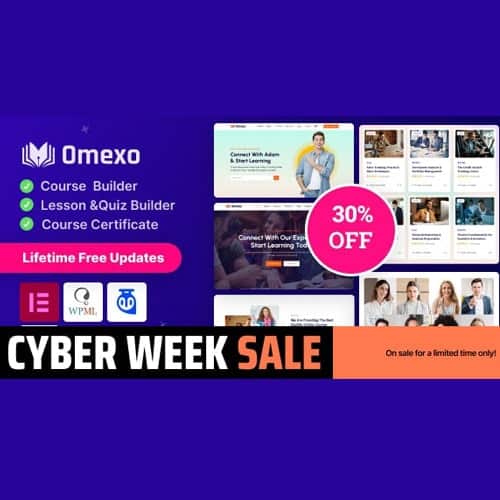 Omexo - Education & Online Courses WordPress Theme